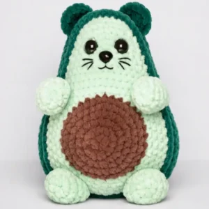 aguagato amigurumi verde