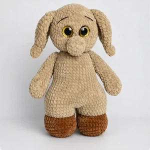 peluche guardian del hogar amigurumi marron