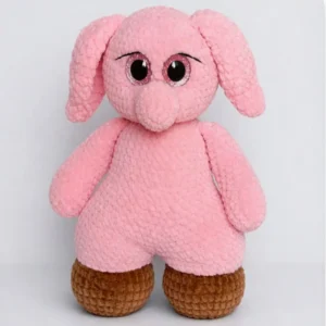 guardian del hogar amigurumi rosa