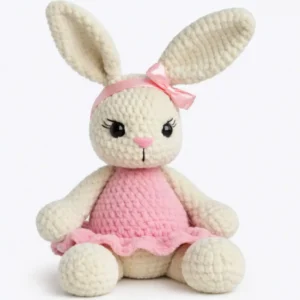tierna conejtita amigurumi para bebes